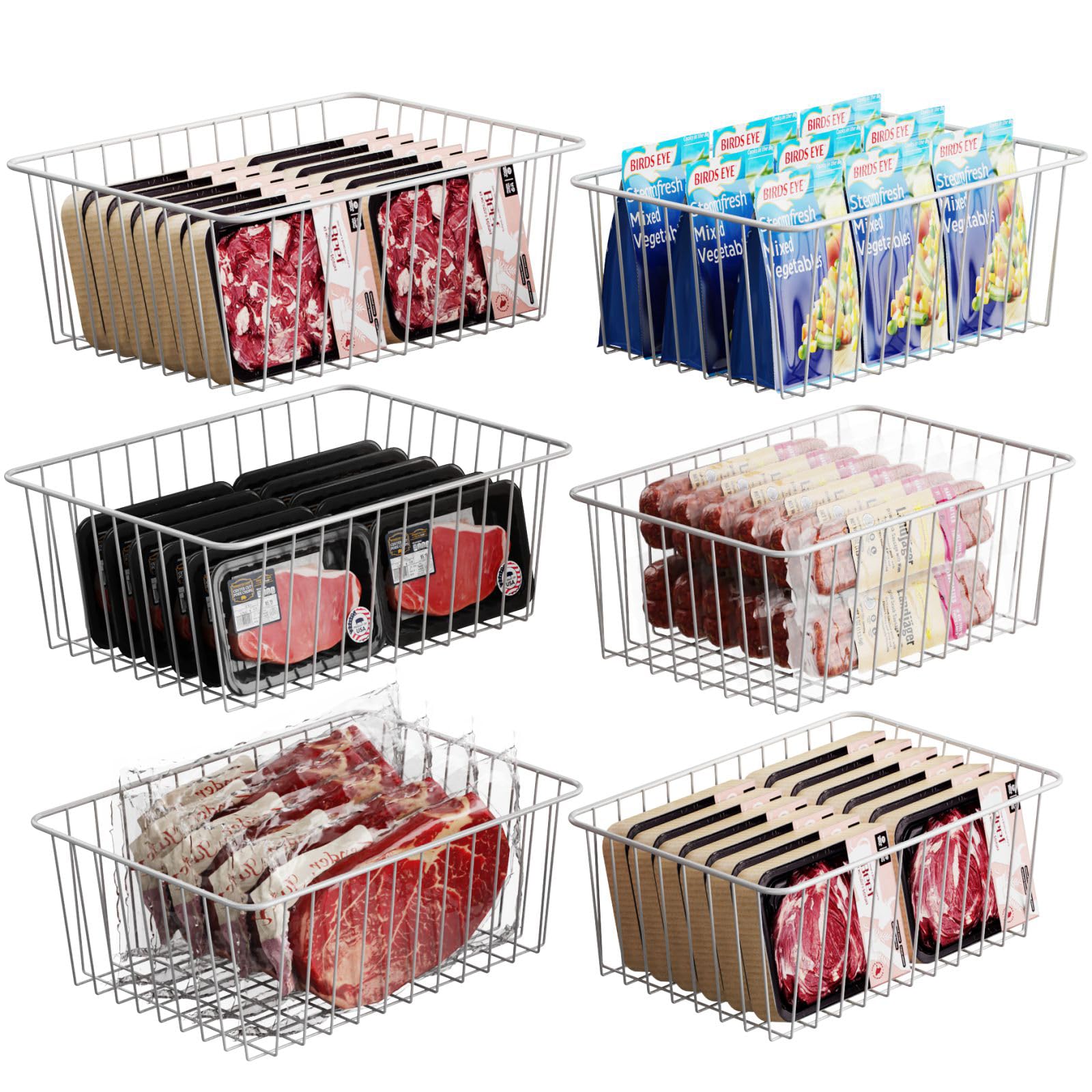 Amazon.com: iSPECLE Freezer Organizer Bins - For 16 Cu Ft Upright